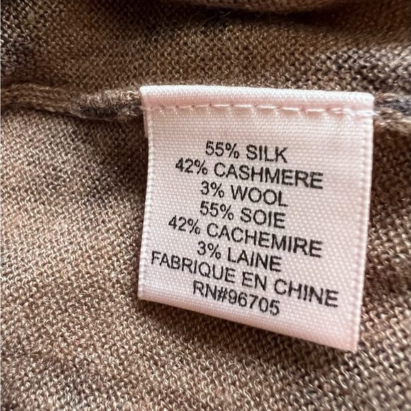 Rebecca Taylor Silk / Cashmere leopard cardigan - Picture 9 of 9